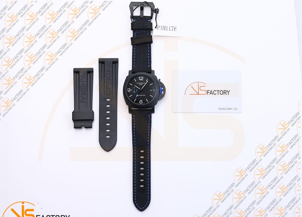 VS Factory Panerai Luminor GMT PAM1176 Blue Dial Ceramic P.9010 Movement - 图片 2