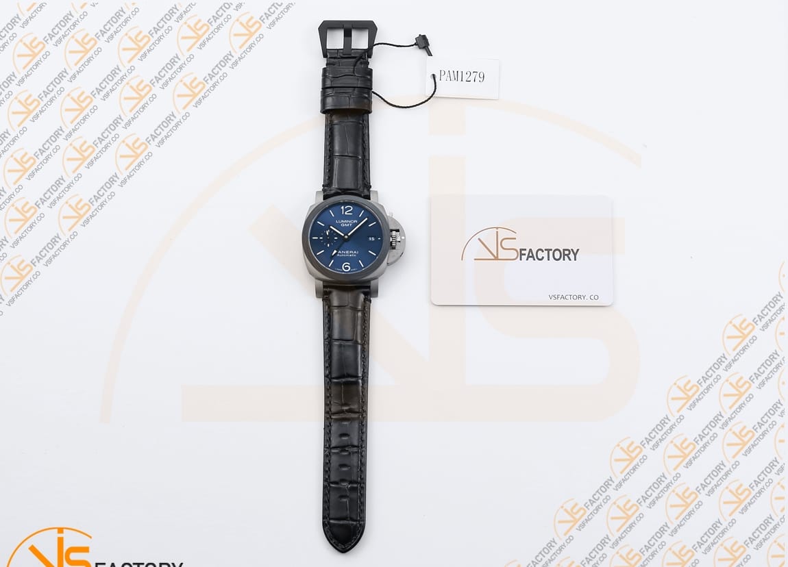 VS Factory Panerai Luminor GMT PAM1279 Blue Dial Titanium P.9011 Movement - 图片 2
