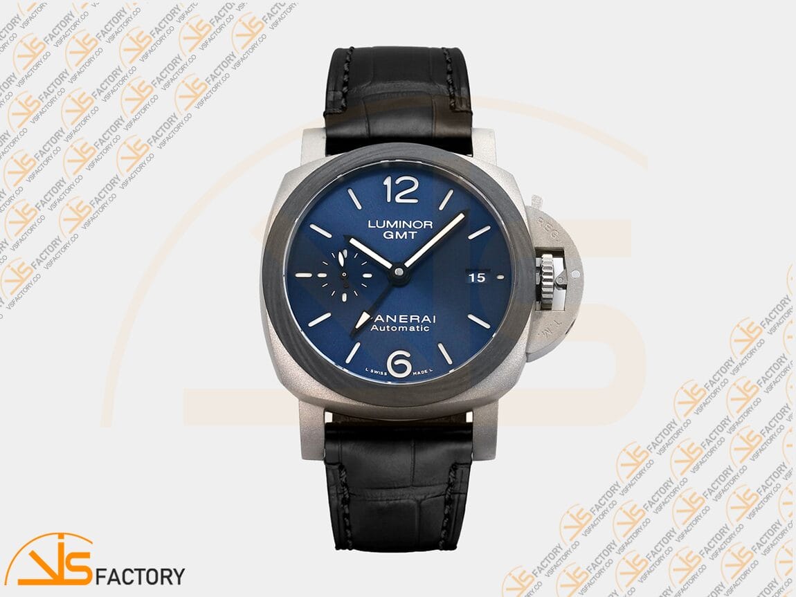 VS Factory Panerai Luminor GMT PAM1279 Blue Dial Titanium P.9011 Movement - 图片 3