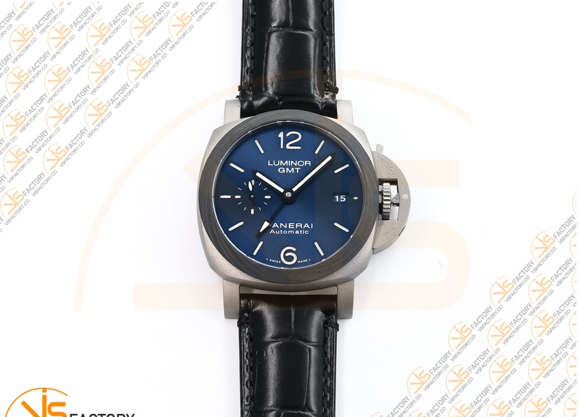 VS Factory Panerai Luminor GMT PAM1279 Blue Dial Titanium P.9011 Movement - 图片 4