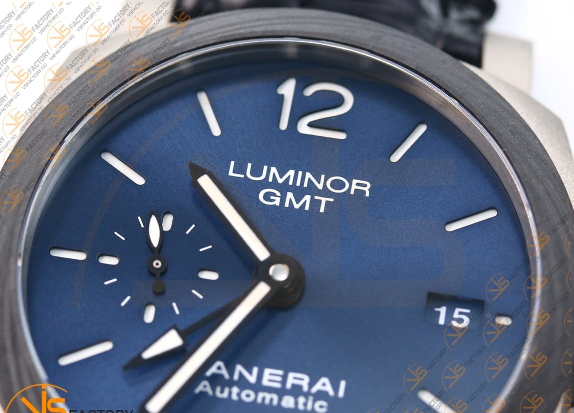 VS Factory Panerai Luminor GMT PAM1279 Blue Dial Titanium P.9011 Movement - 图片 8