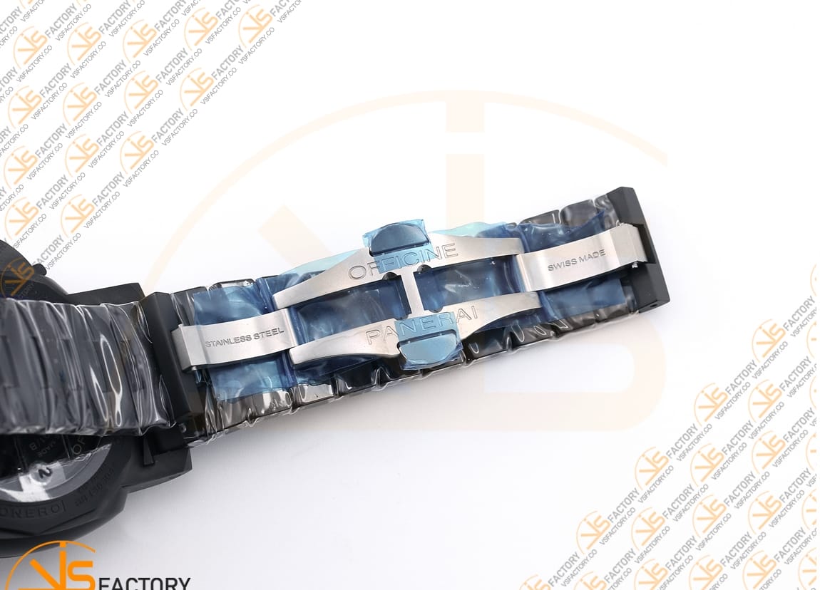 VS Factory Panerai Luminor GMT PAM438 Real Ceramic Ceramic Bracelet P.9001 Movement - 图片 12