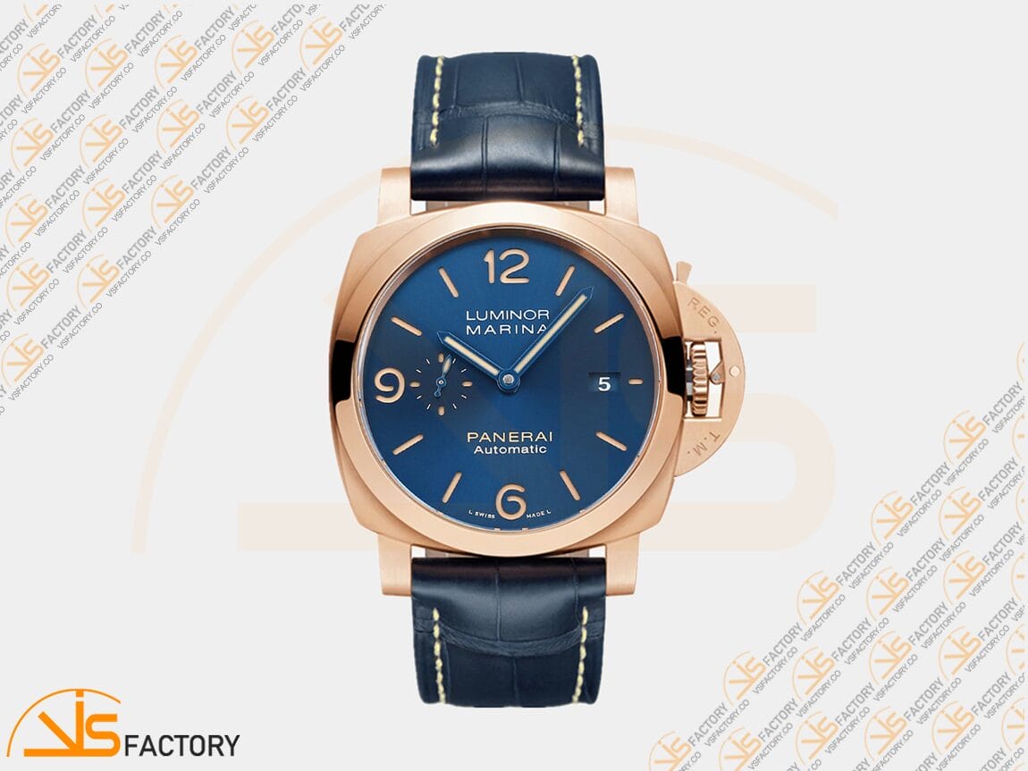 VS Factory Panerai Luminor Marina PAM1114 Blue Dial Steel P.9010 Movement - 图片 3