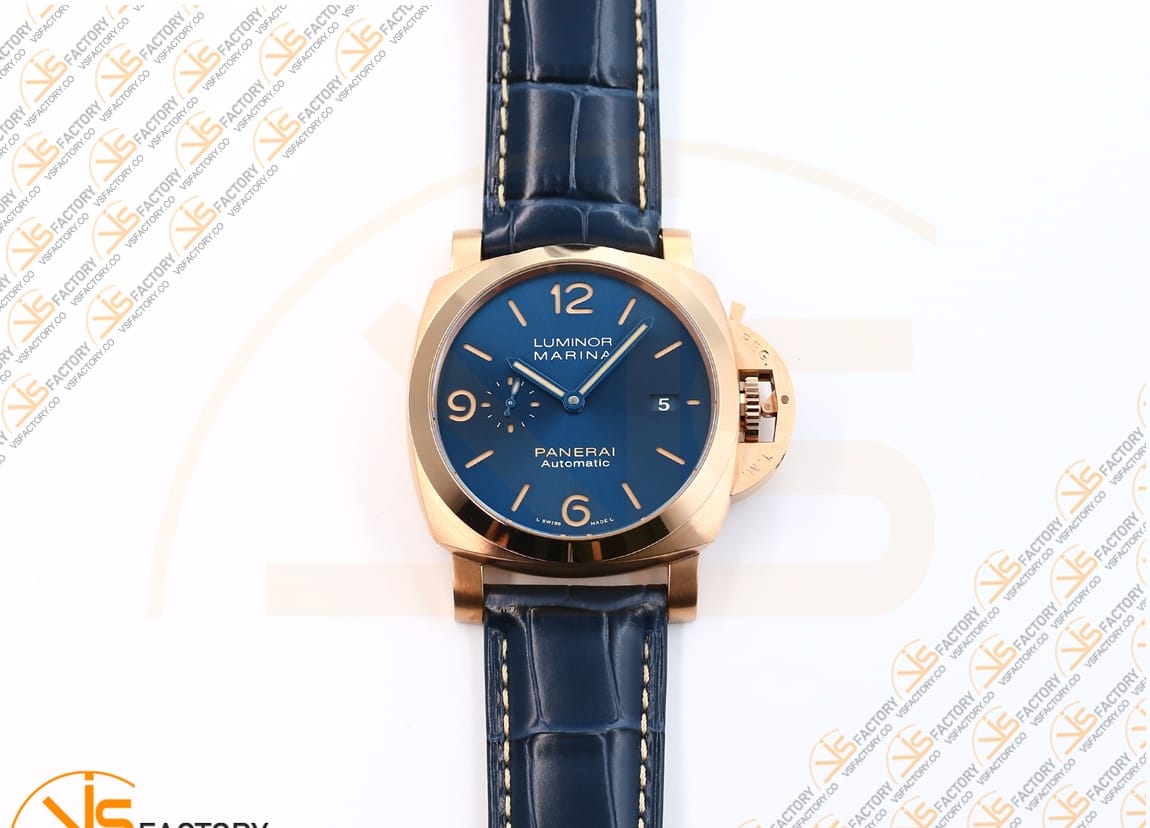 VS Factory Panerai Luminor Marina PAM1114 Blue Dial Steel P.9010 Movement - 图片 4