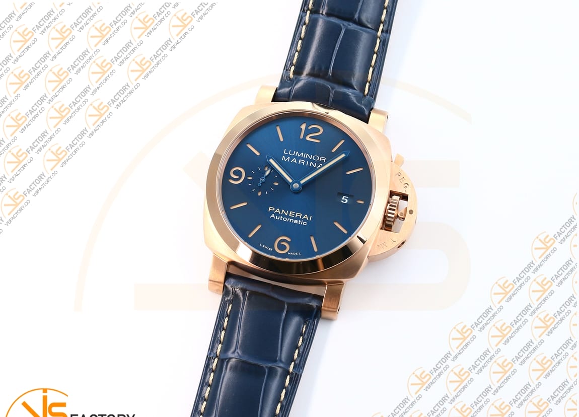 VS Factory Panerai Luminor Marina PAM1114 Blue Dial Steel P.9010 Movement - 图片 5