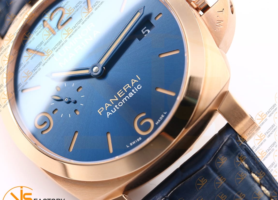 VS Factory Panerai Luminor Marina PAM1114 Blue Dial Steel P.9010 Movement - 图片 6