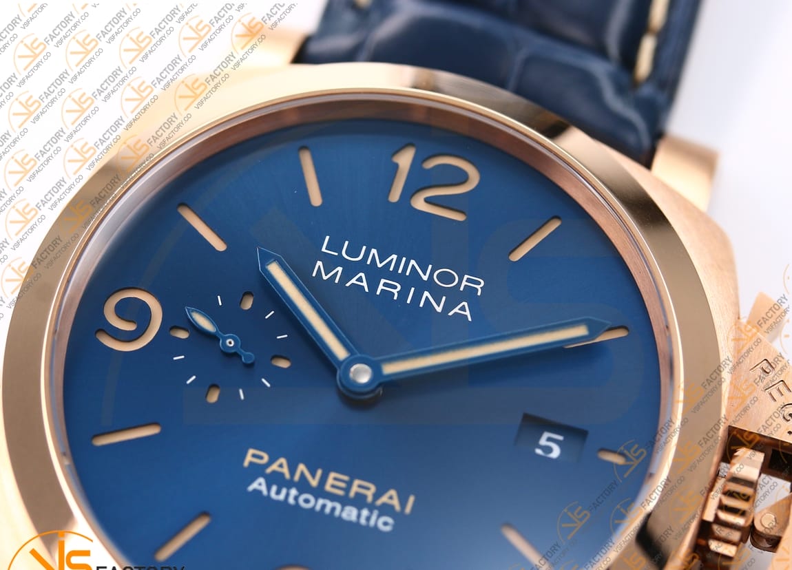 VS Factory Panerai Luminor Marina PAM1114 Blue Dial Steel P.9010 Movement - 图片 7