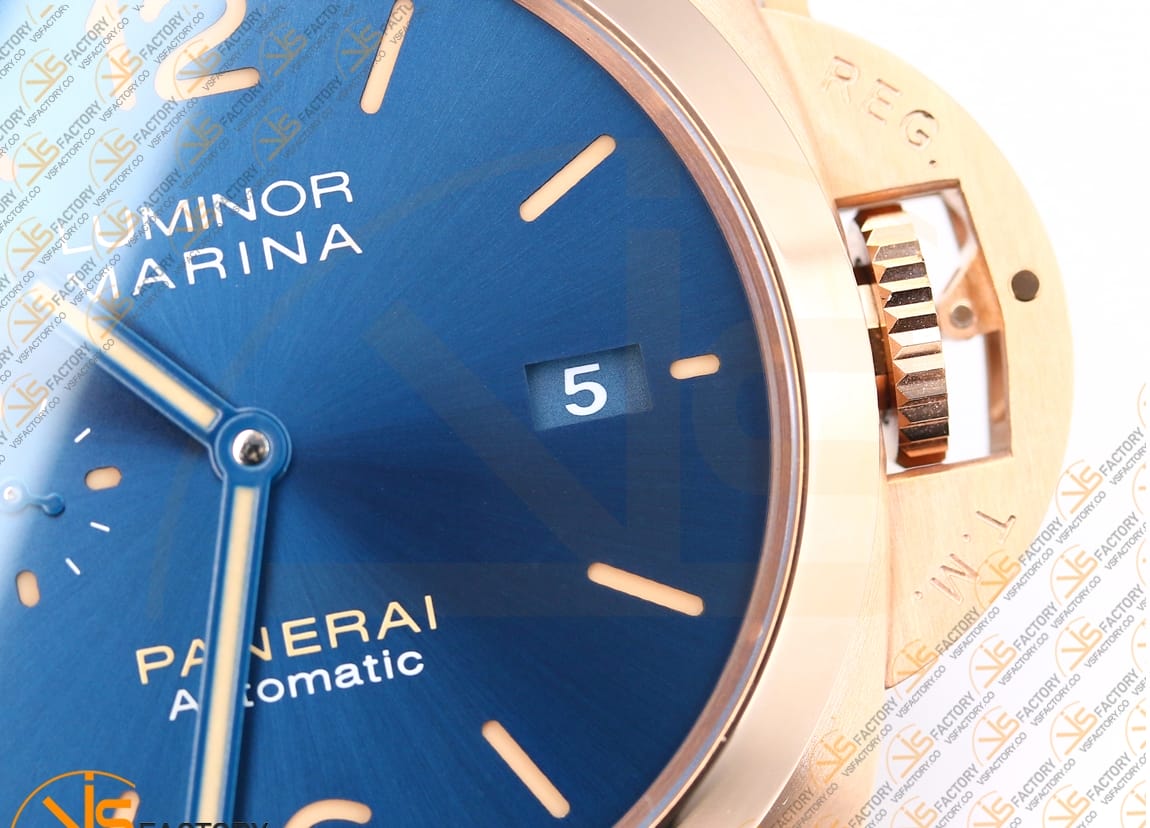 VS Factory Panerai Luminor Marina PAM1114 Blue Dial Steel P.9010 Movement - 图片 9