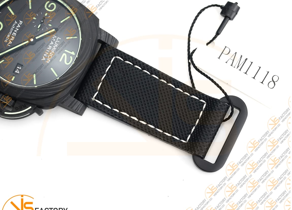 VS Factory Panerai Luminor Marina PAM1118 Blue Dial Forged Carbon P.9010 Movement - 图片 12