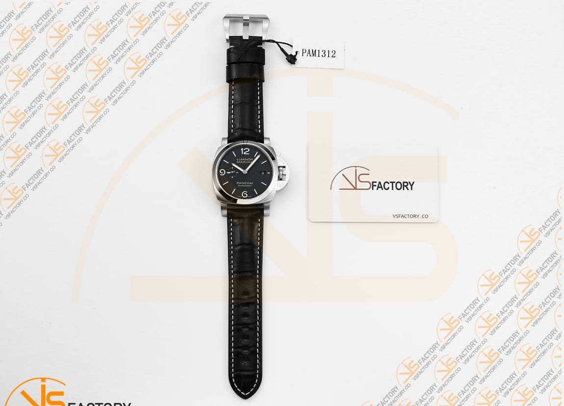 VS Factory Panerai Luminor Marina PAM1312 Black Dial Steel P.9010 Movement - 图片 2