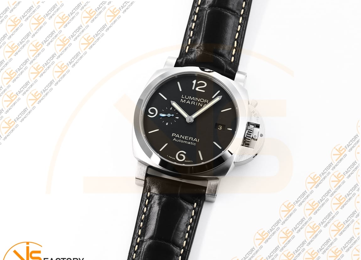 VS Factory Panerai Luminor Marina PAM1312 Black Dial Steel P.9010 Movement - 图片 5