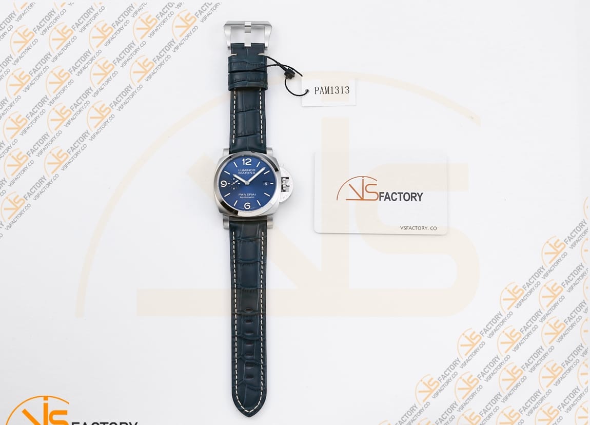 VS Factory Panerai Luminor Marina PAM1313 Blue Dial Steel P.9010 Movement - 图片 2