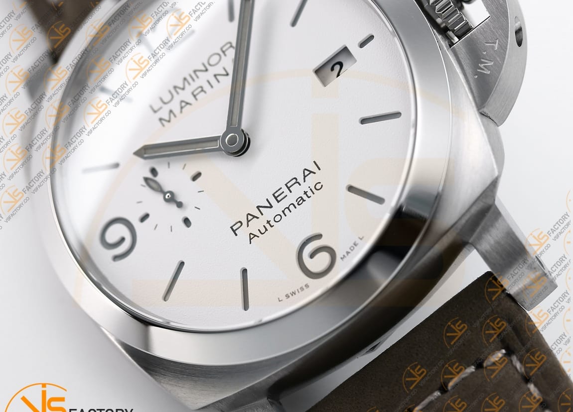 VS Factory Panerai Luminor Marina PAM1314 White Dial Steel P.9010 Movemen - 图片 9