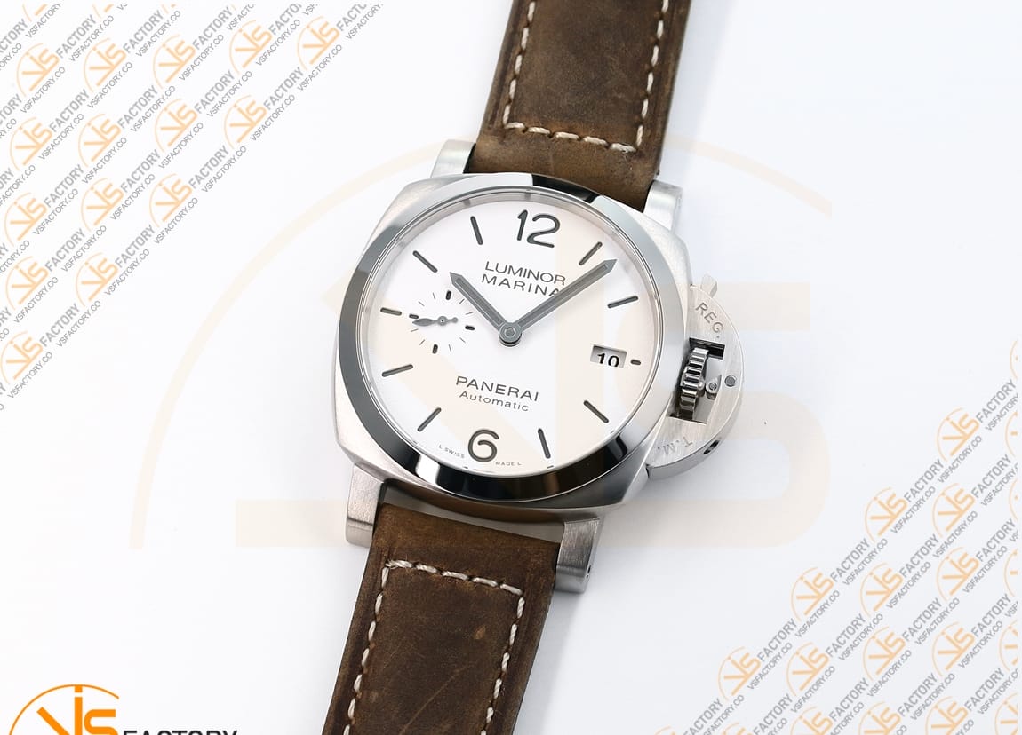 VS Factory Panerai Luminor Marina PAM1394 White Dial Stainless Steel P.9010 Movement - 图片 5