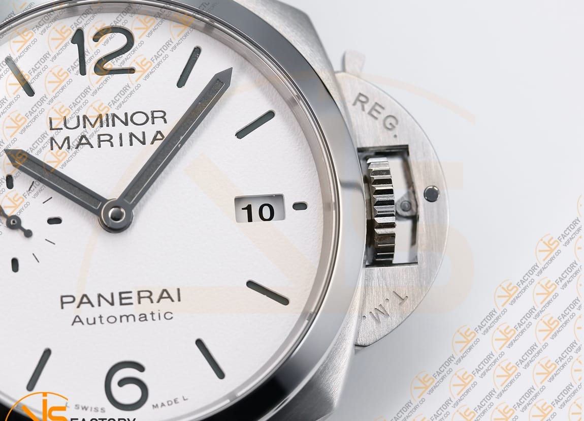 VS Factory Panerai Luminor Marina PAM1394 White Dial Stainless Steel P.9010 Movement - 图片 6