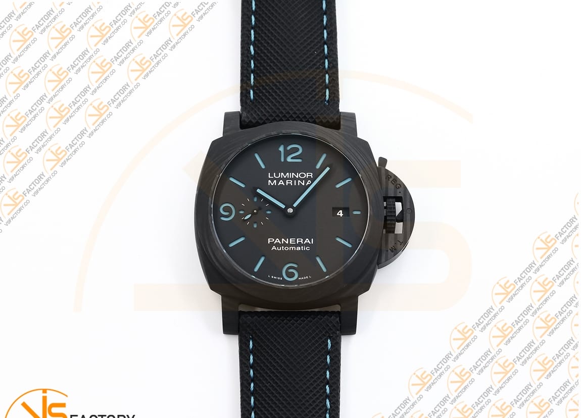 VS Factory Panerai Luminor Marina PAM1661 Black Dial Carbotech P.9010 Movement - 图片 4