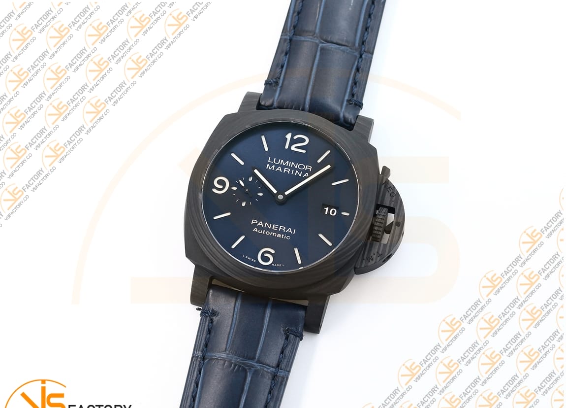 VS Factory Panerai Luminor Marina PAM1664 Blue Dial Carbotech P.9010 Movement - 图片 5