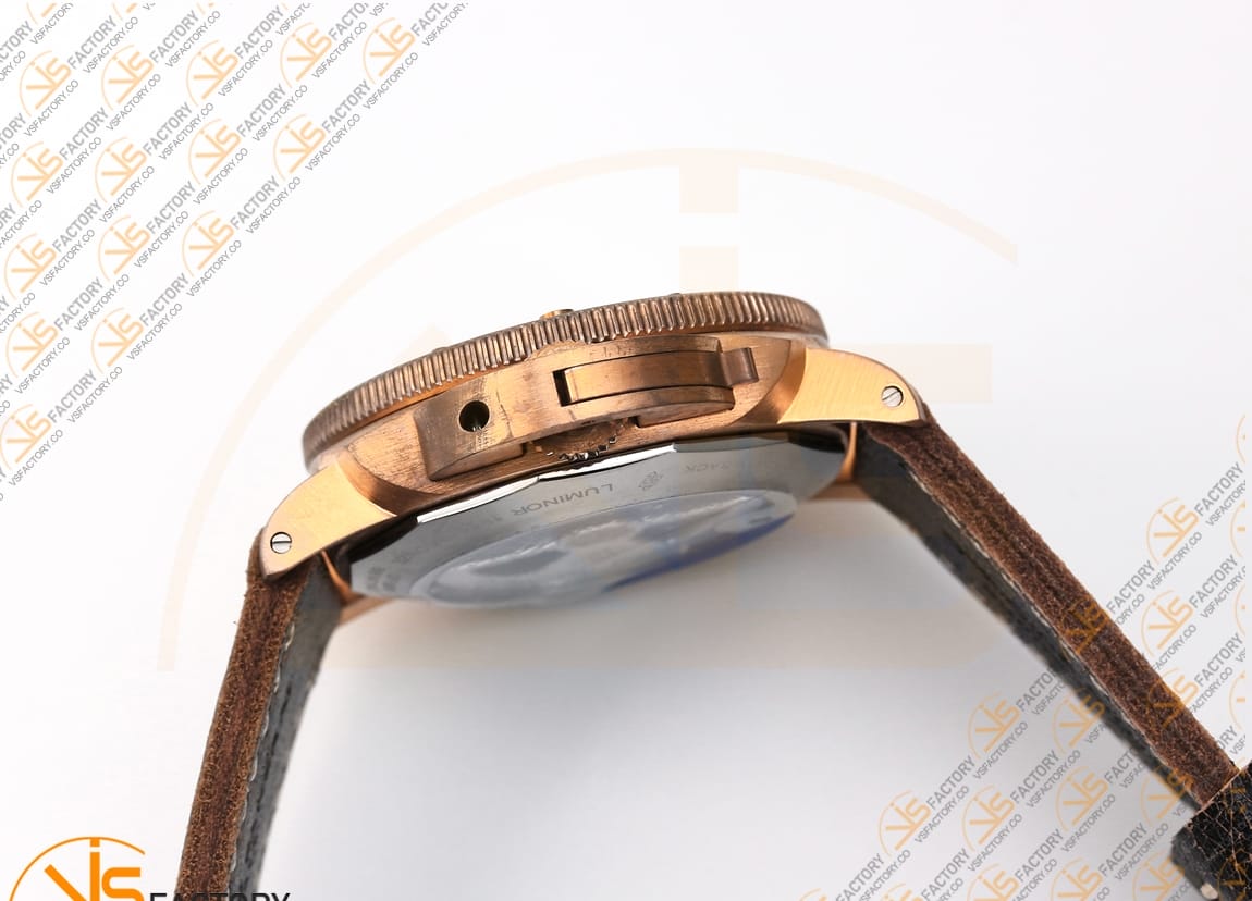 VS Factory Panerai Luminor Submersible PAM382 Green Dial Bronze P.9000 Movement - 图片 10