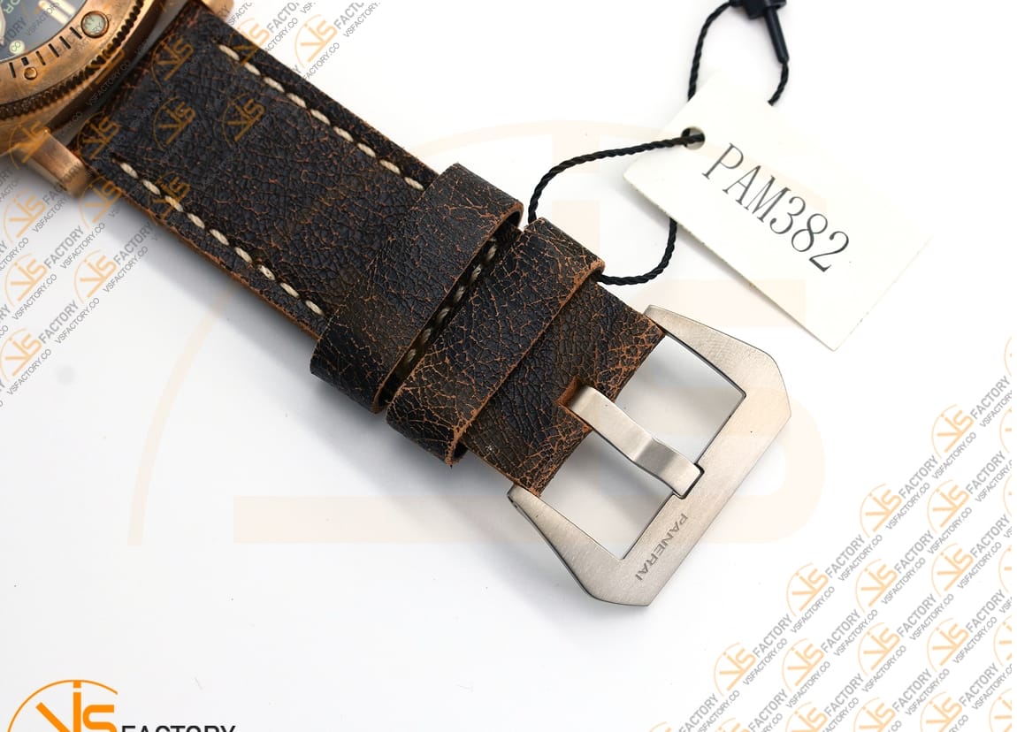 VS Factory Panerai Luminor Submersible PAM382 Green Dial Bronze P.9000 Movement - 图片 12