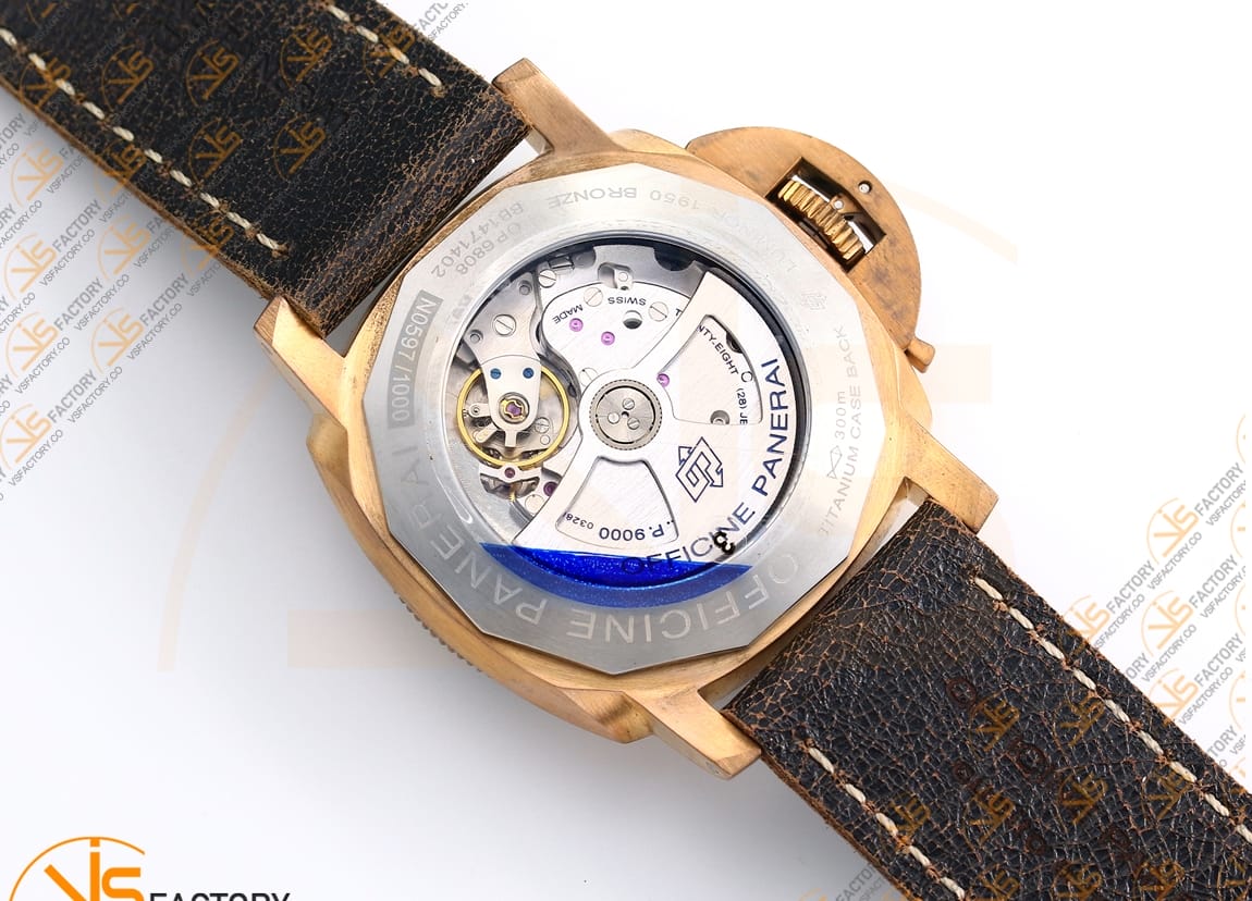 VS Factory Panerai Luminor Submersible PAM382 Green Dial Bronze P.9000 Movement - 图片 14