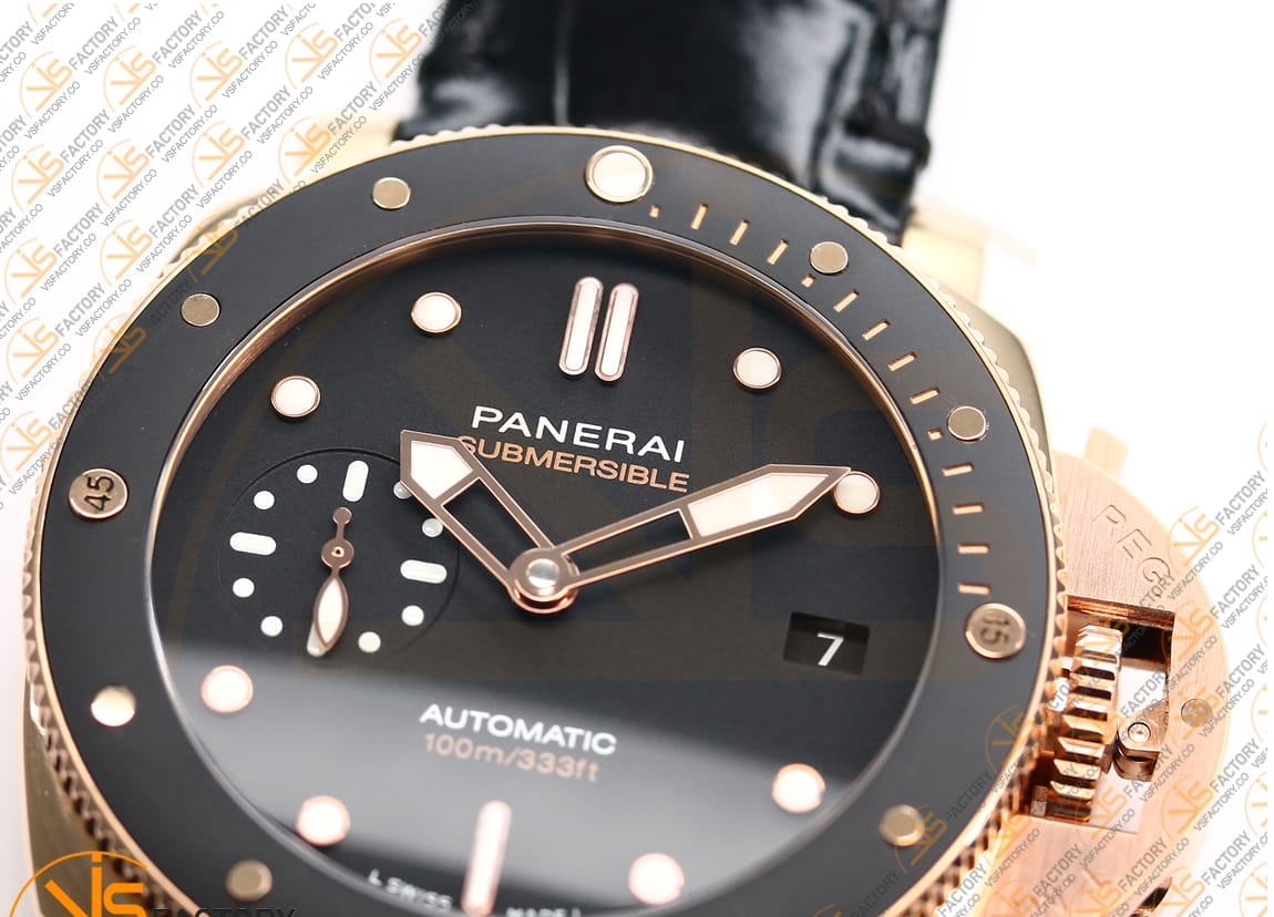 VS Factory Panerai Luminor Submersible PAM974 GoldTech Rose Gold OP XXXIV Movement - 图片 8