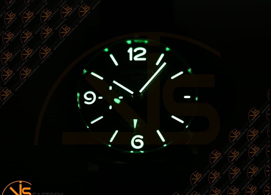 VS Factory Panerai PAM1056 Luminor GMT Green Dial Steel Case P9011 Movement - 图片 14