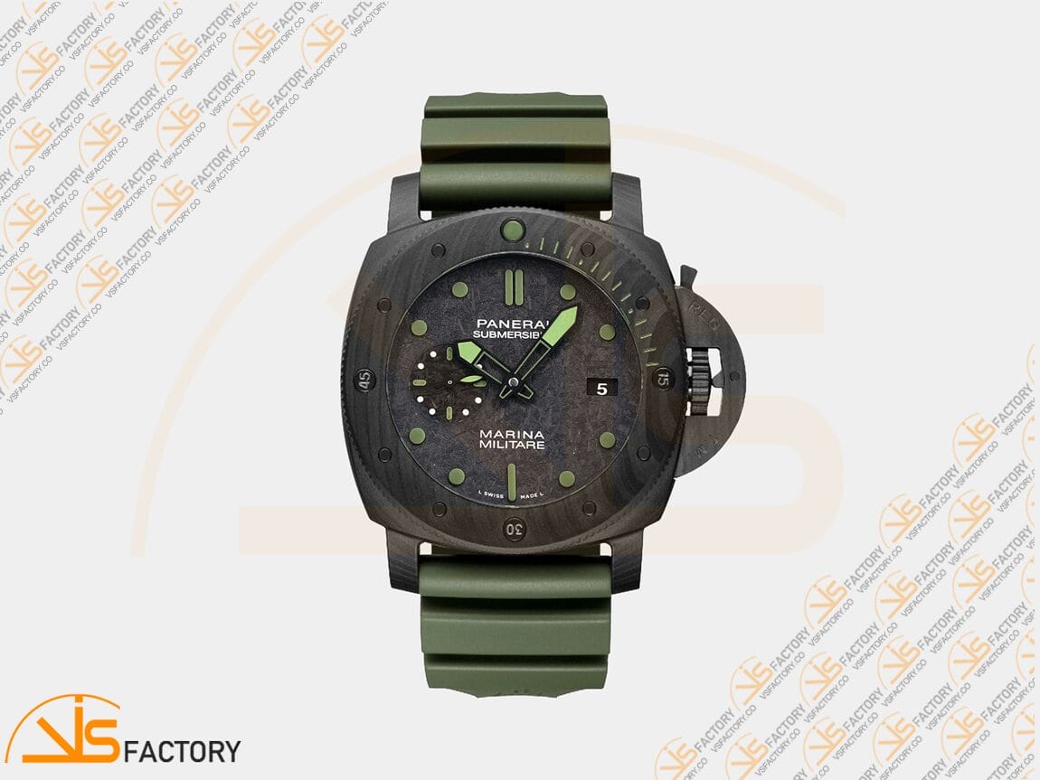 VS Factory Panerai PAM961 Submersible CarboTech Black Dial Carbon Case P9010 Movement - 图片 3