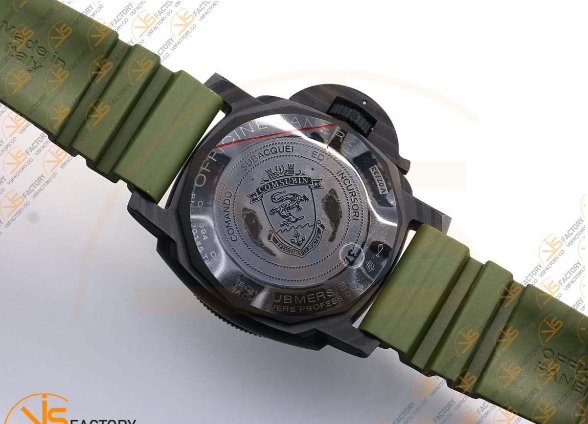 VS Factory Panerai PAM961 Submersible CarboTech Black Dial Carbon Case P9010 Movement - 图片 12