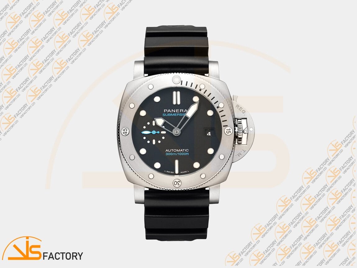 VS Factory Panerai Submersible PAM1229Y Black Dial Steel P.900 Movement - 图片 3