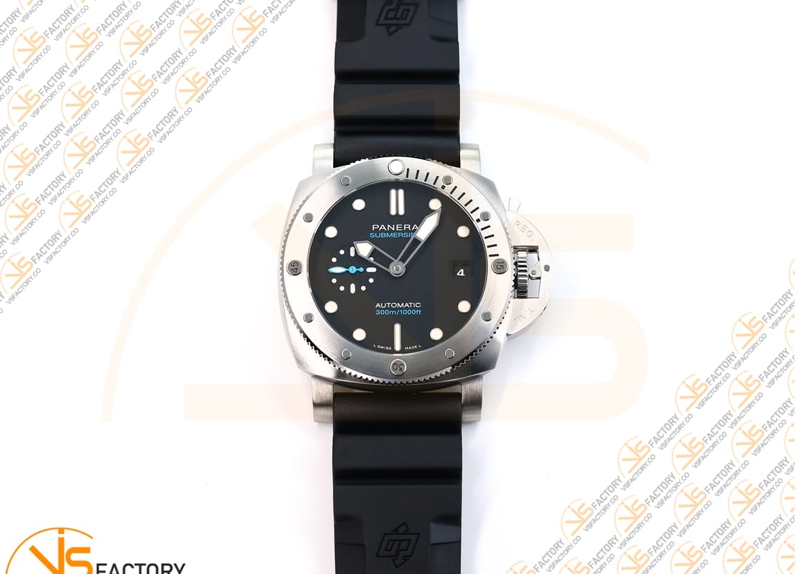 VS Factory Panerai Submersible PAM1229Y Black Dial Steel P.900 Movement - 图片 4