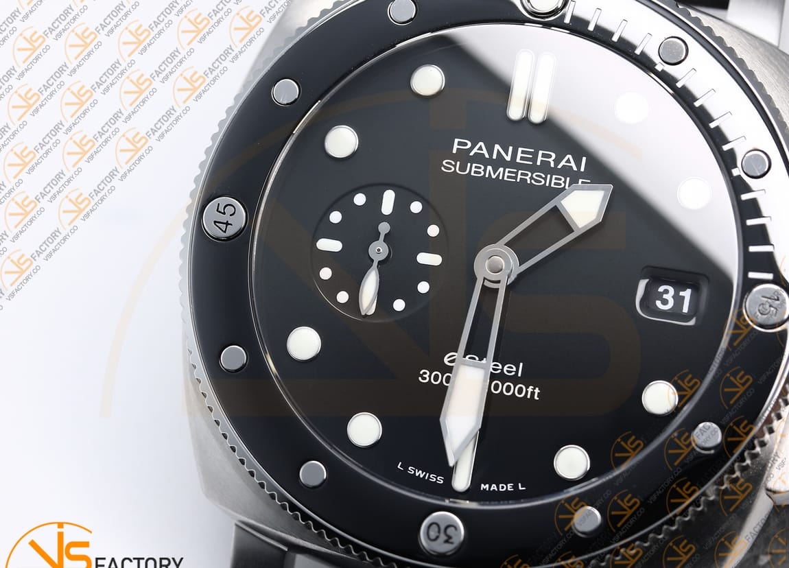 VS Factory Panerai Submersible PAM1288Y Gray Dial Steel P.900 Movement - 图片 7