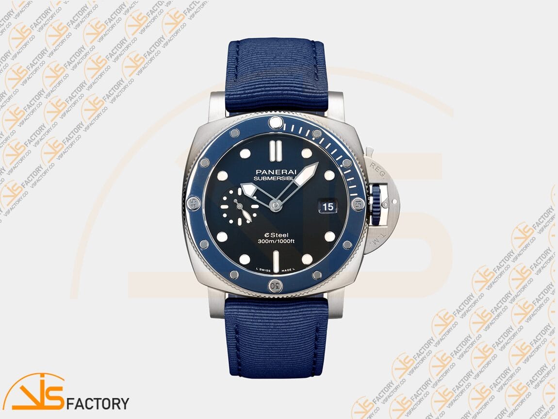 VS Factory Panerai Submersible PAM1289Y Blue Dial Steel P.900 Movement - 图片 3