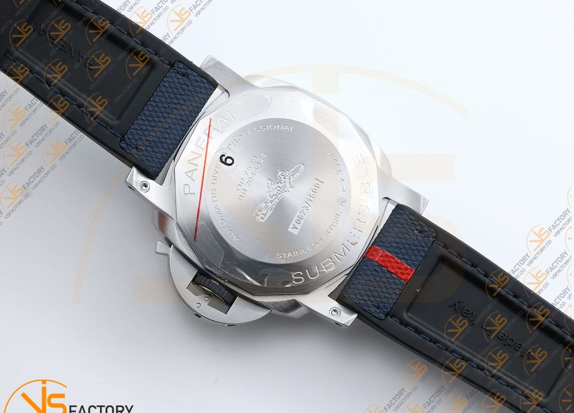 VS Factory Panerai Submersible PAM1391 Luna Rossa Blue Dial Blue Fabric Strap P.900 Movement - 图片 13