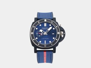 VS Factory Panerai Submersible PAM1466 Blue Dial Blue Nylon Rubber P900 Movement