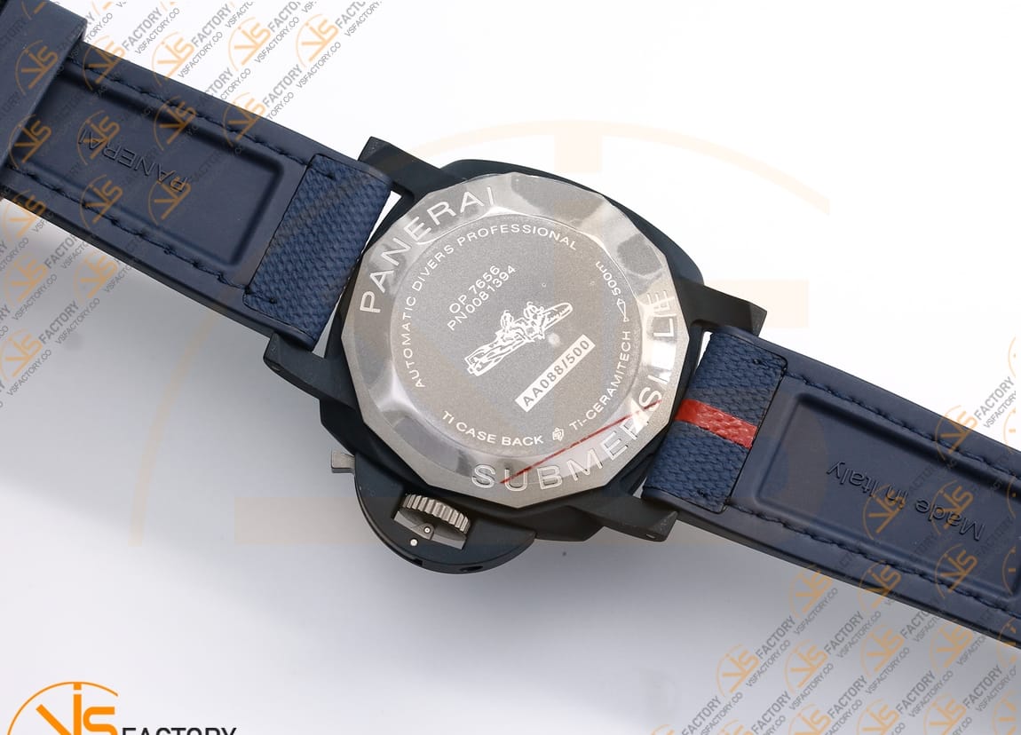 VS Factory Panerai Submersible PAM1466 Blue Dial Blue Nylon Rubber P900 Movement - 图片 13