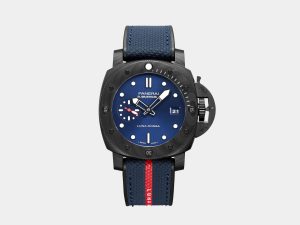 VS Factory Panerai Submersible PAM1563 Luna Rossa 42mm Blue Dial Blue Nylon P900 Movement