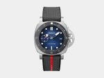 VS Factory  Panerai Submersible PAM1565 Luna Rossa Black Dial Gray Nylon Strap P.900 Movement