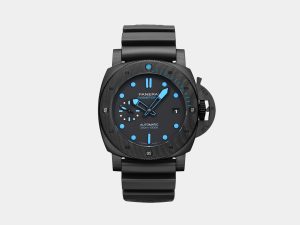 VS Factory Panerai Submersible PAM960 42mm Black Dial Blue Markers Carbotech P9010 Movement