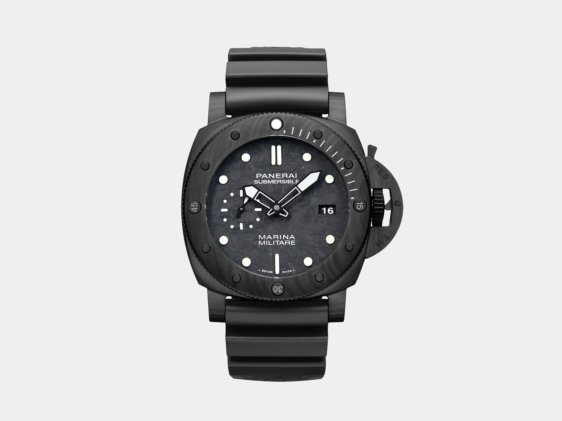 VS Factory Panerai Submersible PAM979 Black Dial Carbotech P.9000 Movement