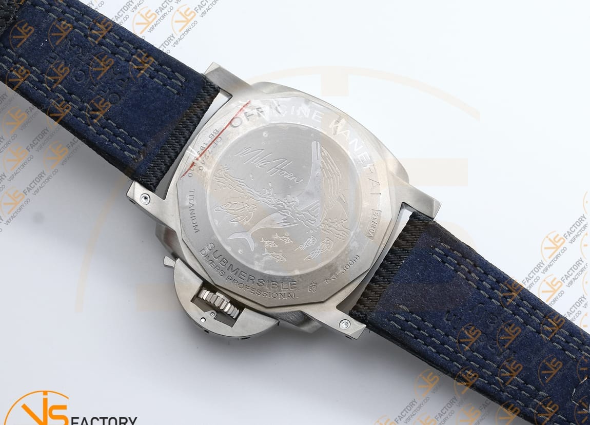 VS Factory Panerai Submersible PAM984 Mike Horn Black Dial Titanium P.9010 Movement - 图片 13