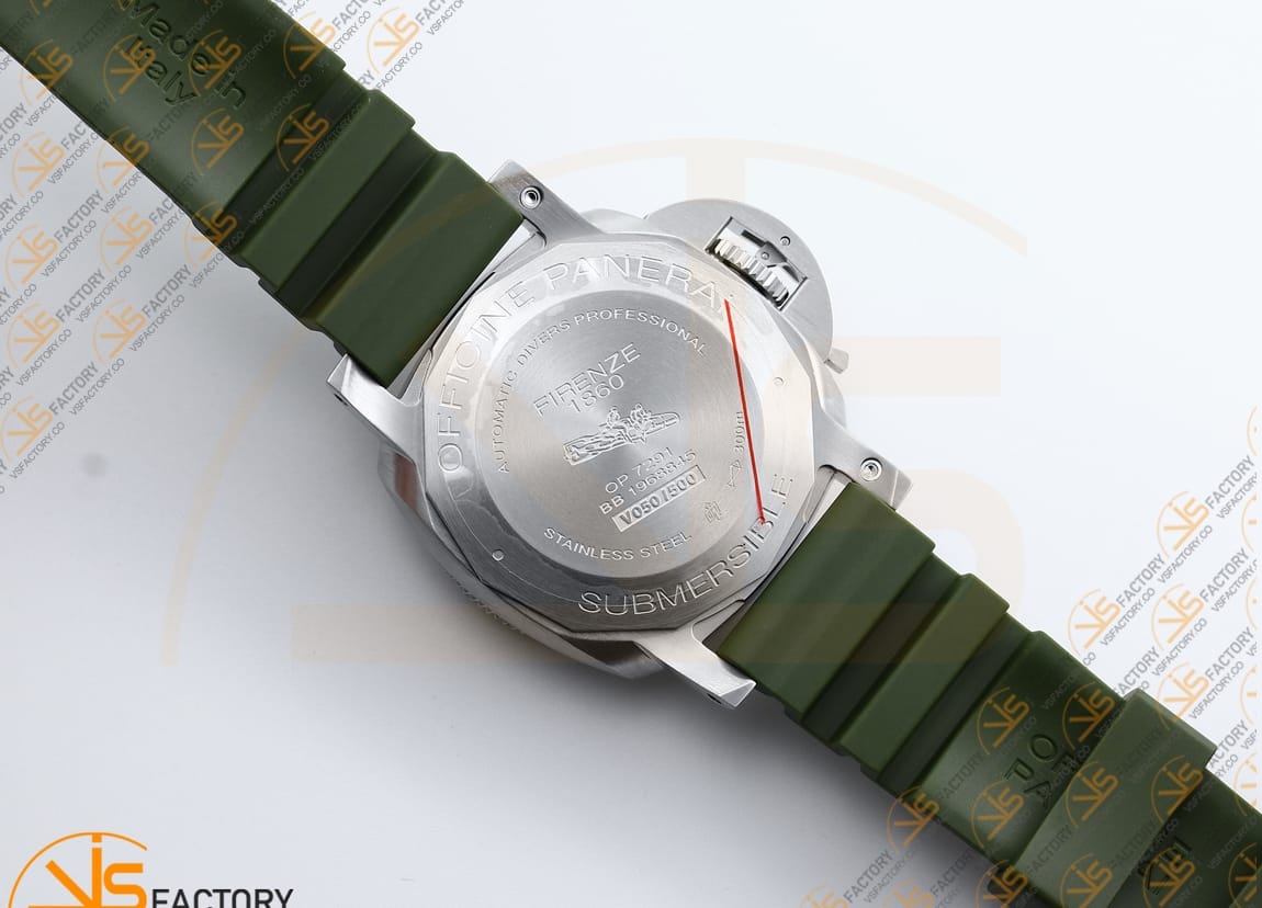 VS Factory Panerai Submersible Verde Militare PAM1055 Green Dial Steel P.900 Movement - 图片 13
