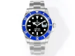 VS Factory Rolex 41mm Submariner Men’s Luxury Watch – Black Dial with Blue Ceramic Bezel