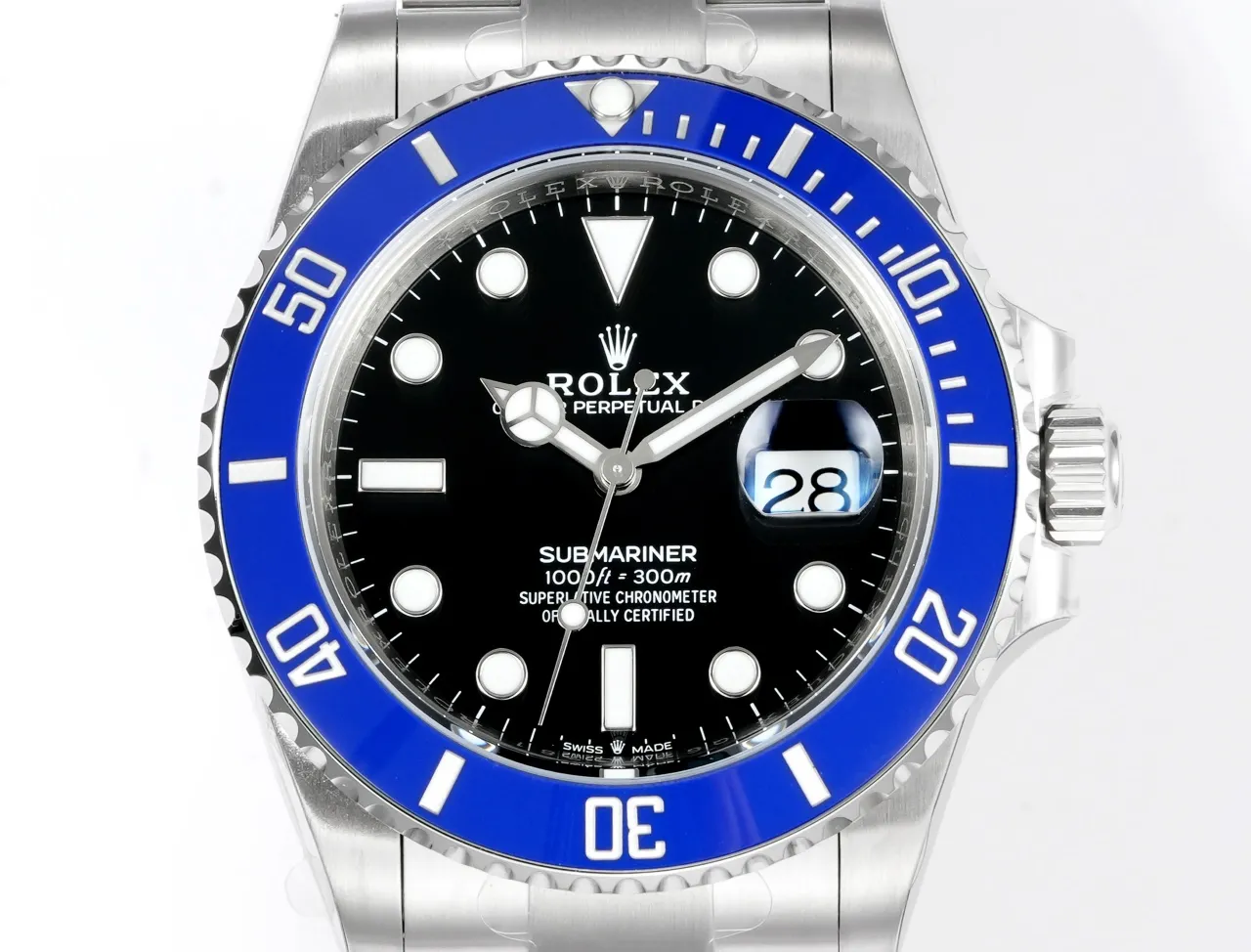 VS Factory Rolex 41mm Submariner Men’s Luxury Watch – Black Dial with Blue Ceramic Bezel - 图片 5