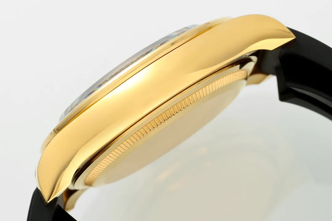 VS Factory Rolex Cosmograph Daytona 18K Yellow Gold Chronograph Watch with Champagne Dial, Strap - 图片 7