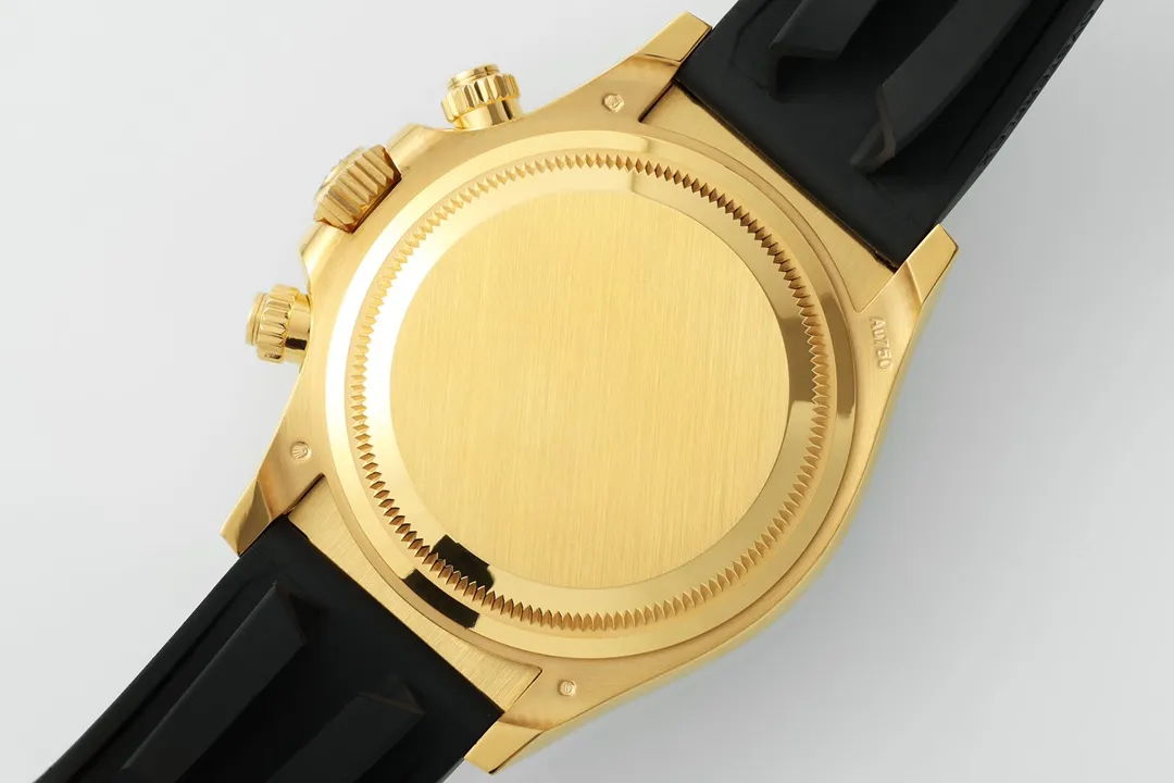 VS Factory Rolex Cosmograph Daytona 18K Yellow Gold Chronograph Watch with Champagne Dial, Strap - 图片 8