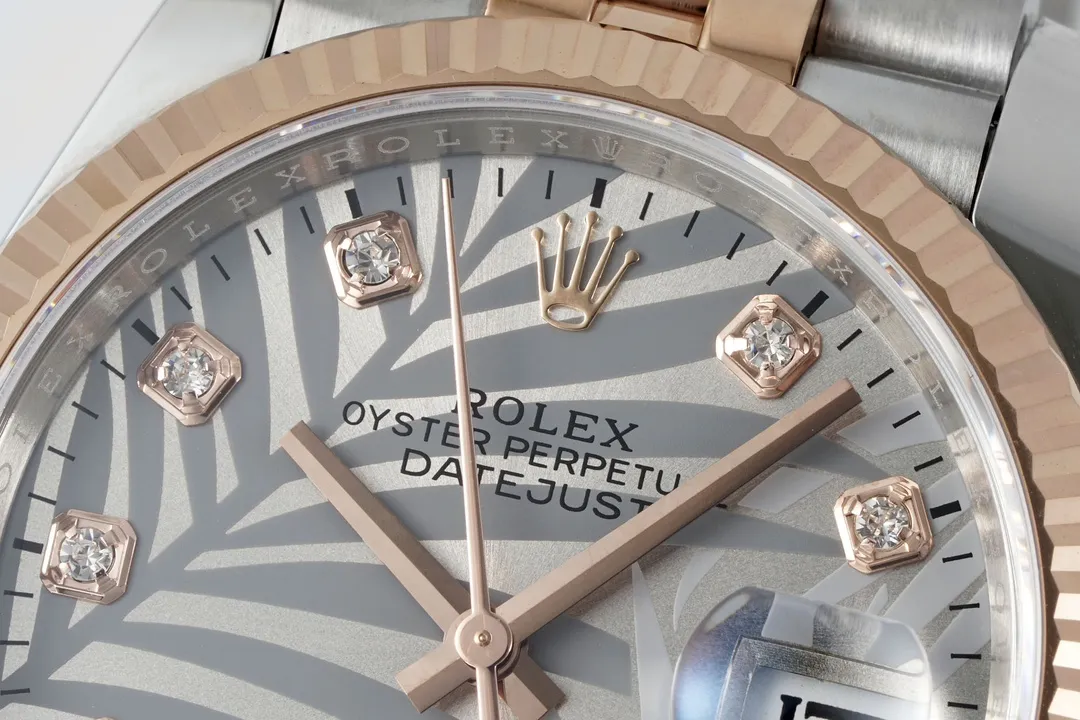 VS Factory Rolex Datejust 36 Oystersteel and Everose Gold Automatic Watch - 图片 4