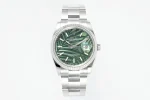 VS Factory Rolex Datejust 36mm Green Palm Leaf Motif Dial Stainless Steel Oyster Bracelet Watch