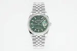 VS Factory Rolex Datejust 36mm Green Palm Motif Dial Stainless Steel Jubilee Bracelet Automatic Watc