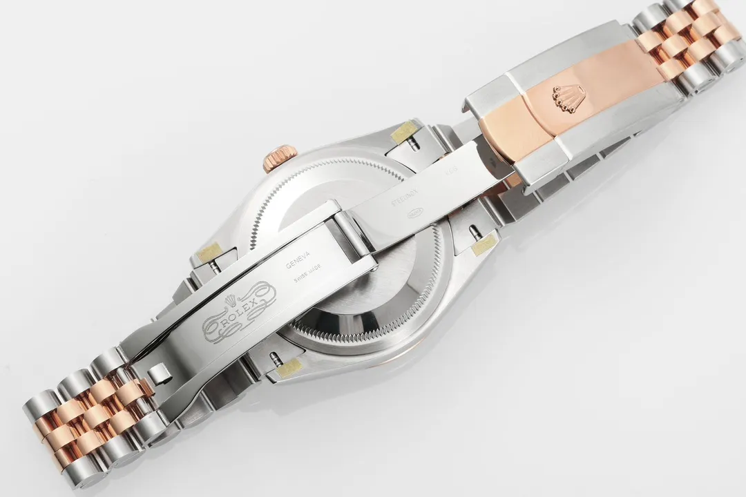 VS Factory Rolex Datejust 36mm Two-Tone Stainless Steel and Rose Gold Jubilee Bracelet Watch - 图片 7