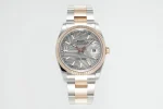 VS Factory Rolex Datejust 36mm Two-Tone Stainless Steel and Rose Gold Oyster Bracelet Watch